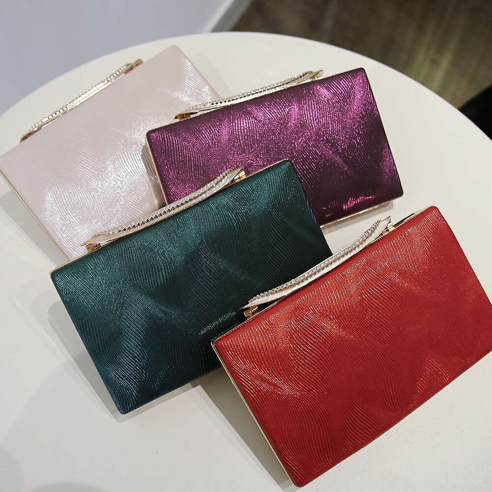 Dinner Bag New Banquet Fashionable Shoulder Handheld Evening Dress Versatile Small Square Bag KQ