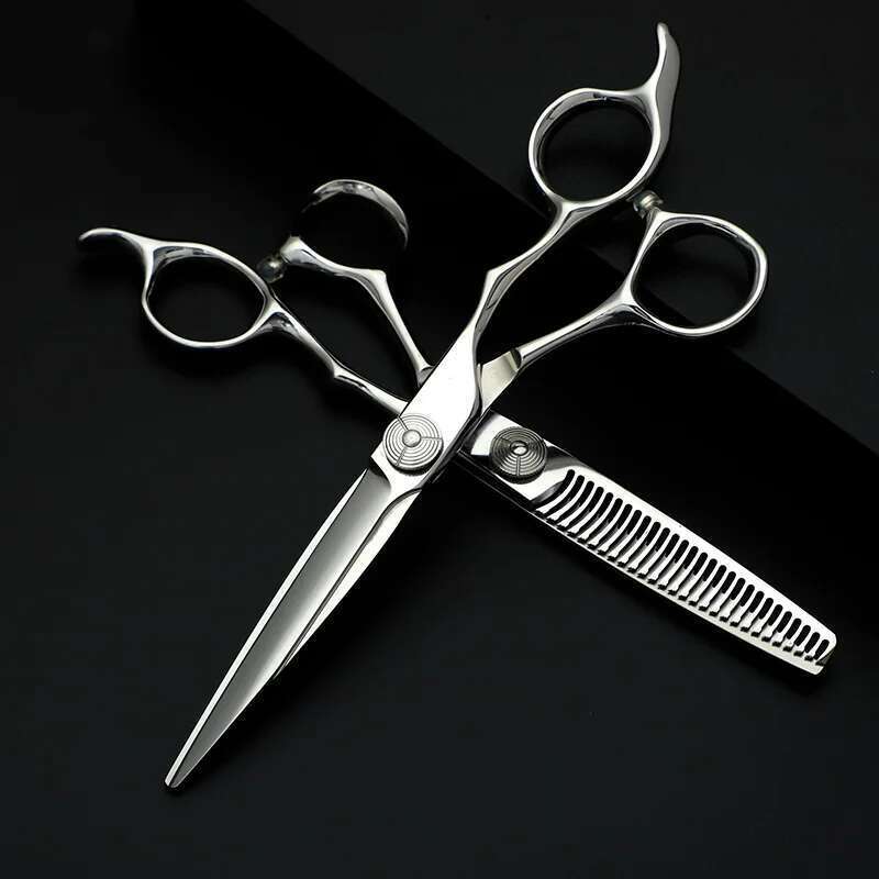 6-inch Professional Hairdressing Scissors,Hair Thinning Scissors, VG10 Steel Hairdressing Scissors, Barber Shop Accessories