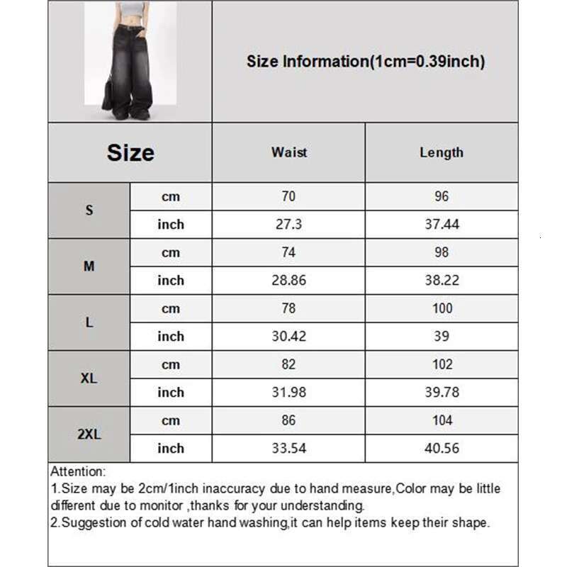 Designer Clothes Oversized Retro Black Wide Leg Pants For Women Chic Y2k Low Waist Baggy Trouser Mens Barrel Jeans Streetwear