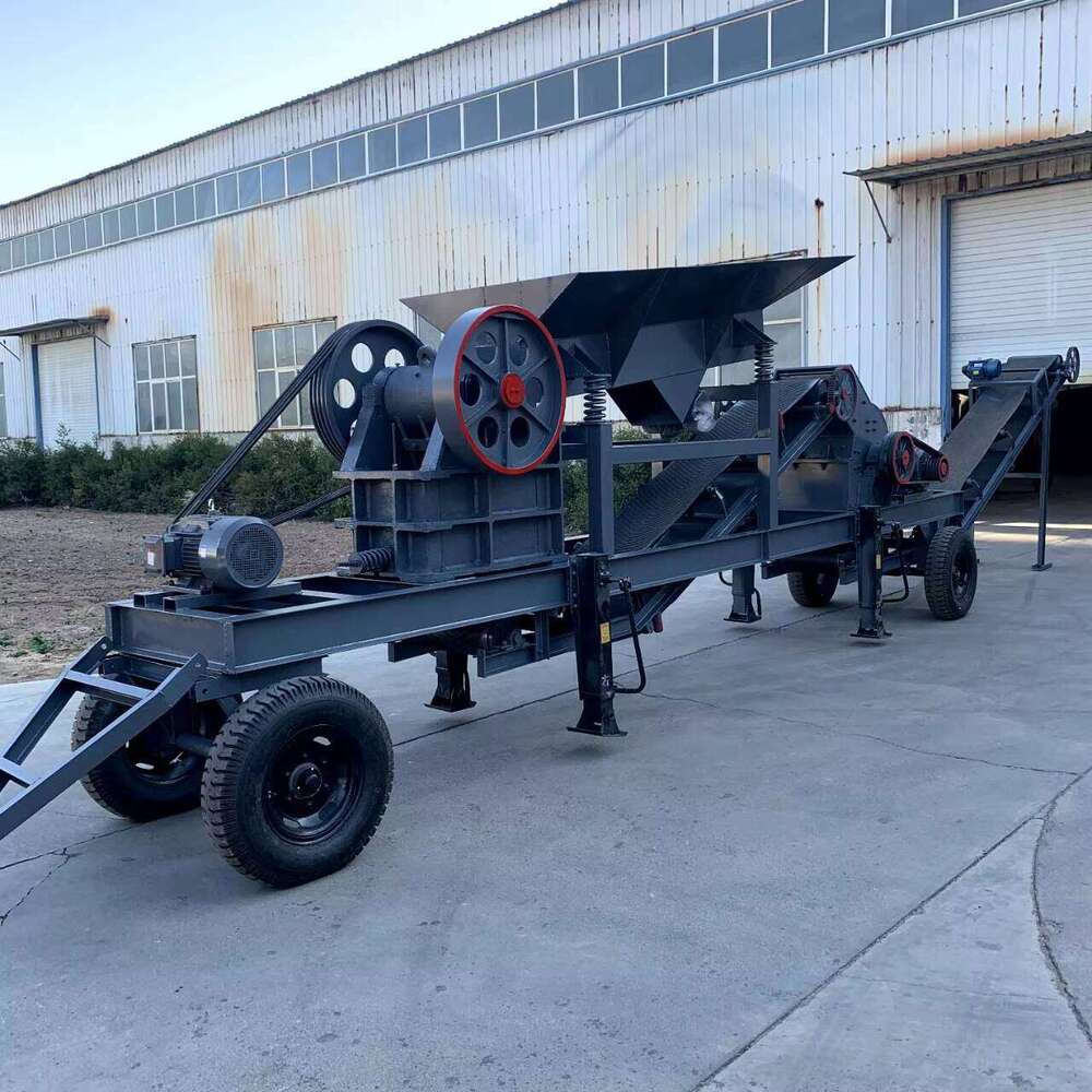 High Efficiency Mobile Impact Crusher for Granite Basalt