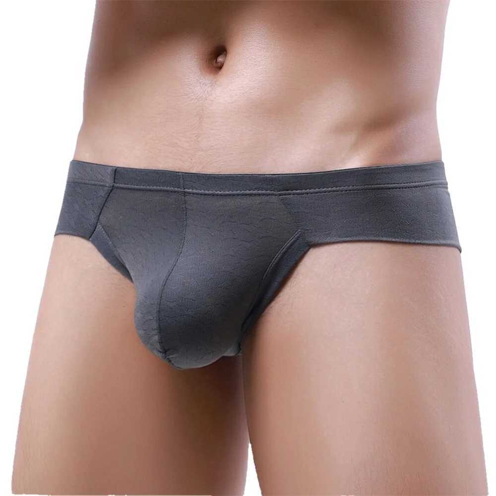 New Arrival Sexy Mens Underwear Ice Silk Underwear Mens Low Waist Underwear Cool Breathable Mens Underwear Z250424