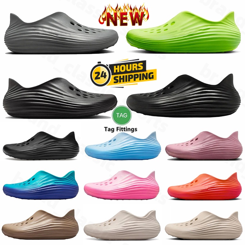 Shoes Slippers designer ReactX Rejuven 8 Light Orewood Green Strike Brown Triple Black Smoke Grey cool grey volt slippers slides casual shoes