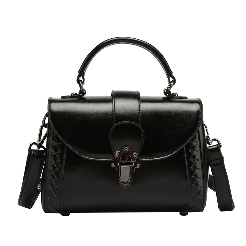 Real Leather Crossbody Women's Bag 2025 New High Texture Cowhide Fashionable Shoulder Bag Designer Hand-held Small Square Bag
