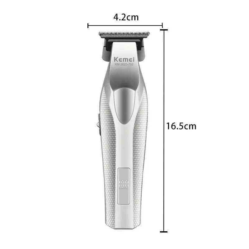 Kemei Hair Trimmer Professional Hair Clipper Electric Haircut Machine Rechargeable Hair Clipper 0 MM Trimmer for Men KM-3023-702 L251124