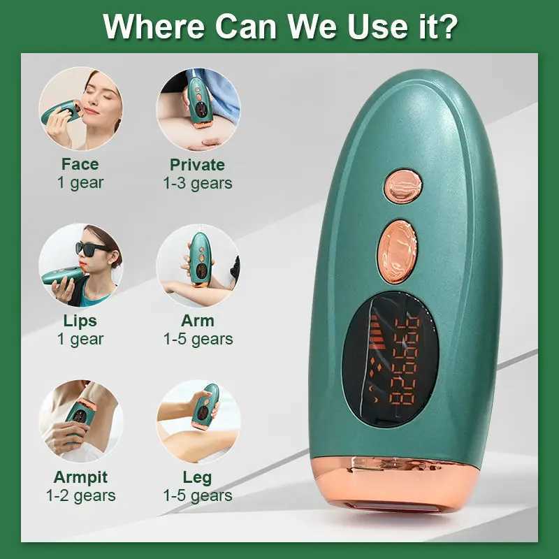 Laser - 99999900 uses pulse-type intense pulsed light hair removal equipment painless hair removal devic L251124