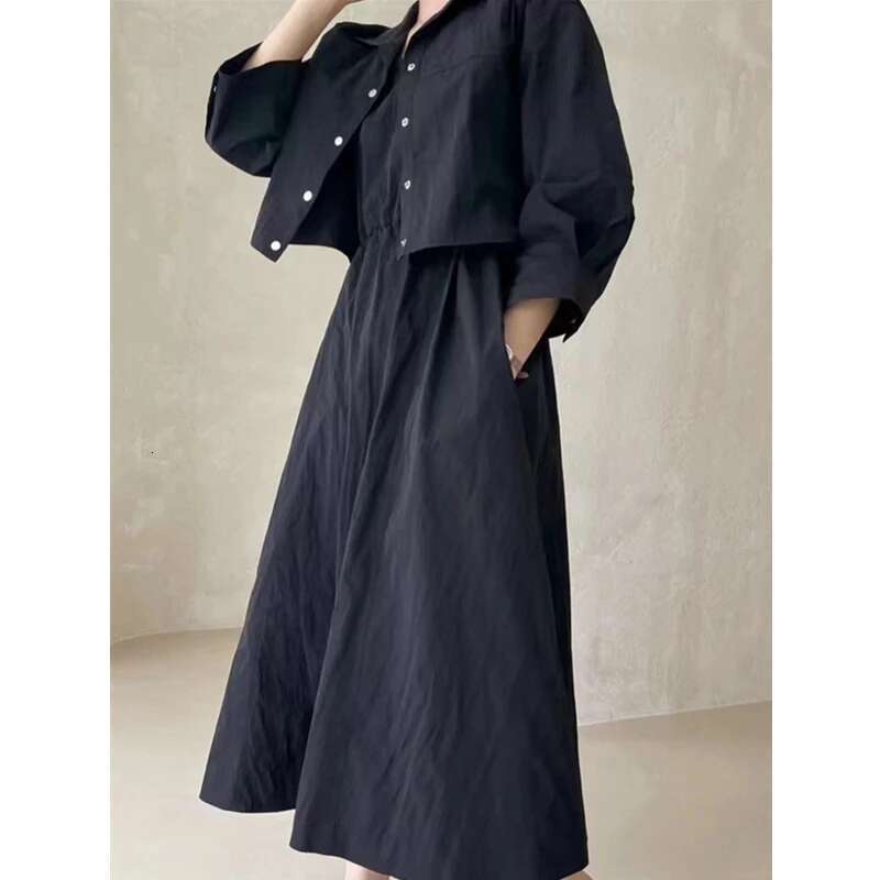 Designer Clothes REALEFT Summer 2 Pieces Women's Suits Turn-Down Short Jacket And Solid Casual Tank Dress Sets Outfits New Spring