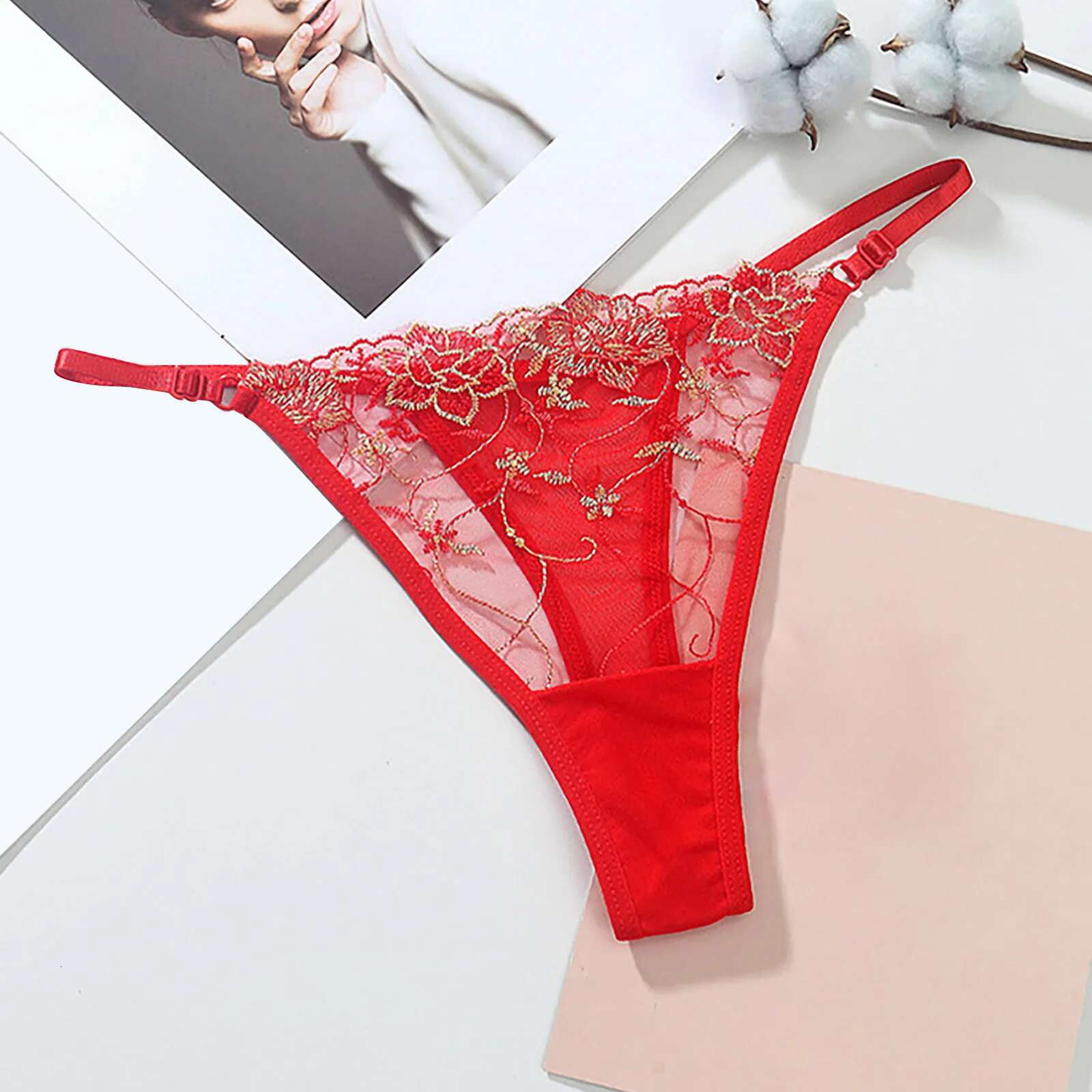 Dongdumaoyi New Womens Sexy T Back Thongs G Strings Mesh Sheer Panties T Pants Gerie Low Waist See Through Underpants Lenceria Women S Tight Underwear