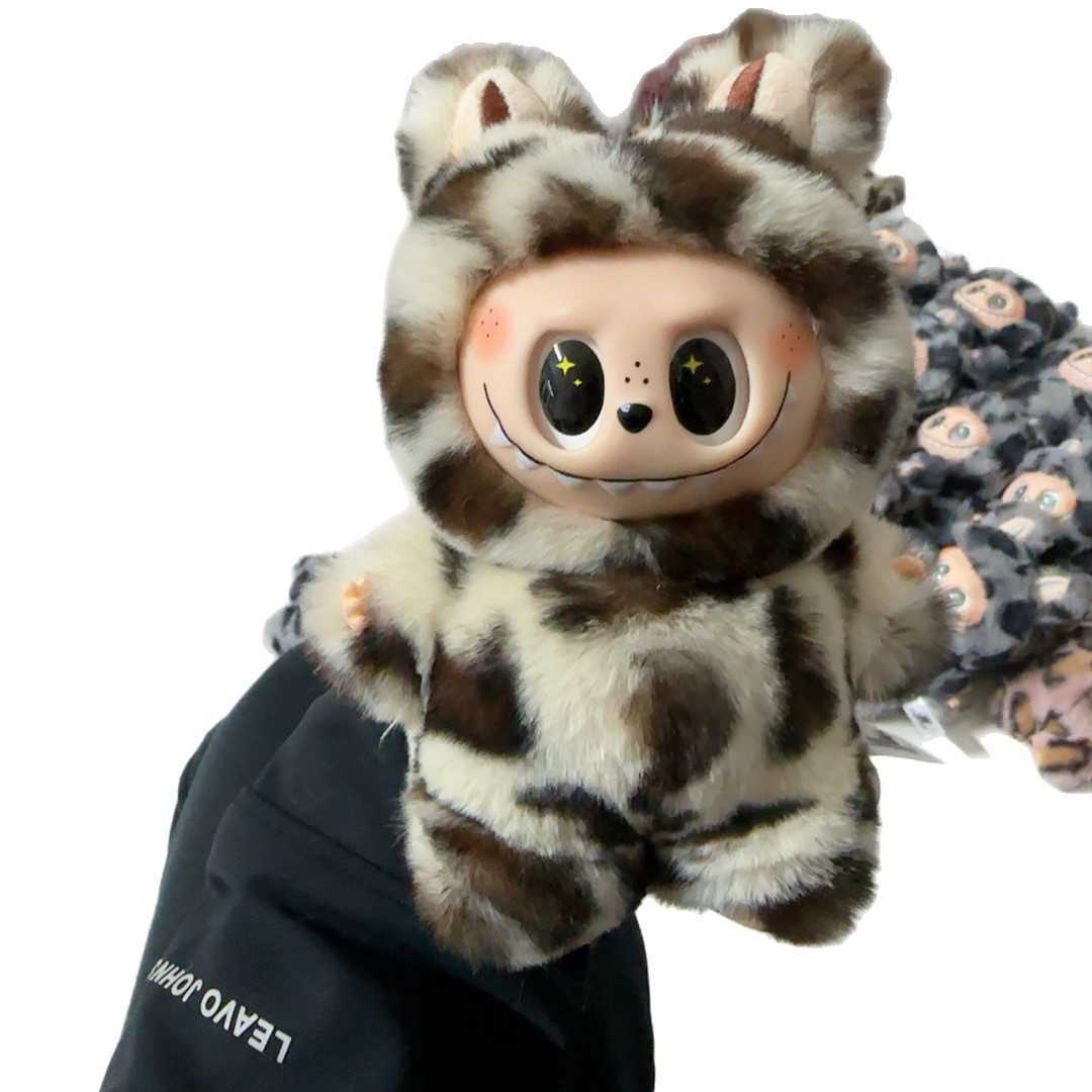 New Leopard Spot Labubu Doll High-quality Labubu Plush Toy with H251124