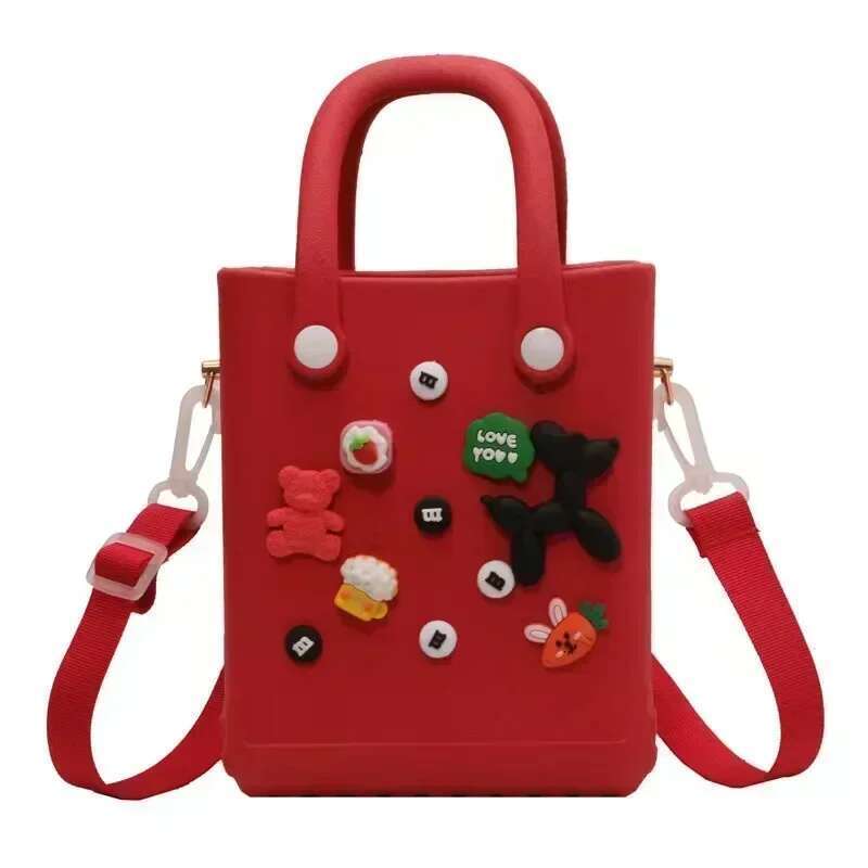 Designer Bag 2025 Swimming Bags EVA Beach Travel Packing Tape Mini , Cross-Border Waterproof Cartoon Decorative Bag Handbags Hole Bag, Luxury Bag