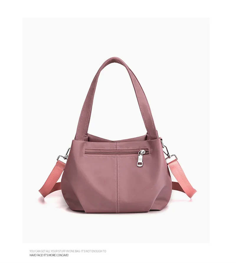 Stock Tote Bags Women Handbag Outdoor Sports Shoulder Bag Travel Casual Cross Body Pack Nylon Shopping Bags Stuff Sacks