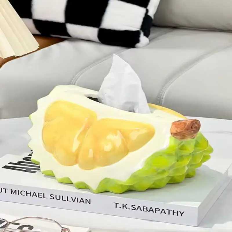 2025 New Design Durian-Shaped Paper Towel Holder Innovative Large-Capacity Tissue Storage Box With Smooth Surface FinishM251124
