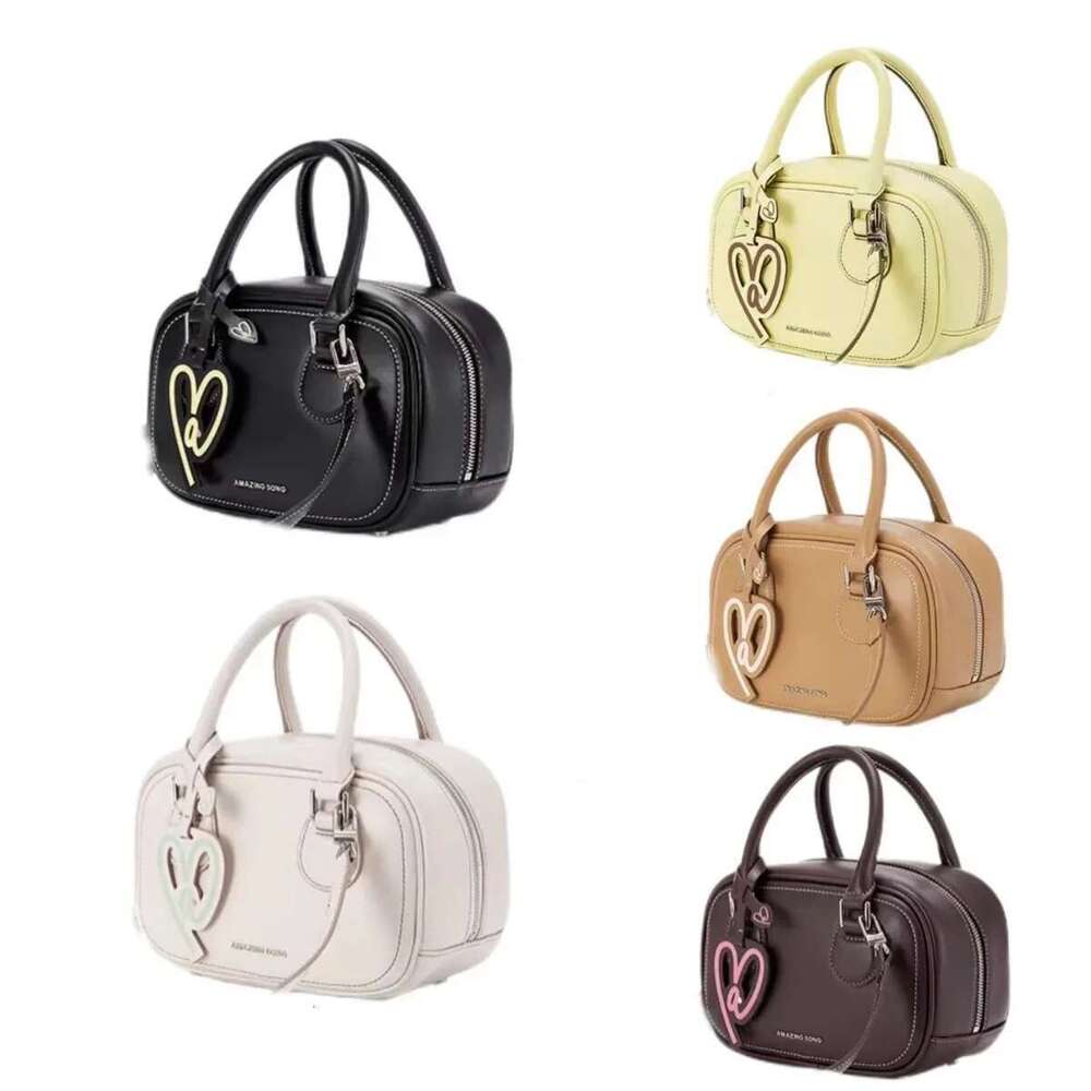 Amazing Song Toast New Spring Summer Style Cow Leather Single Shoulder Slant Handbag Pillow Crossbody Bag