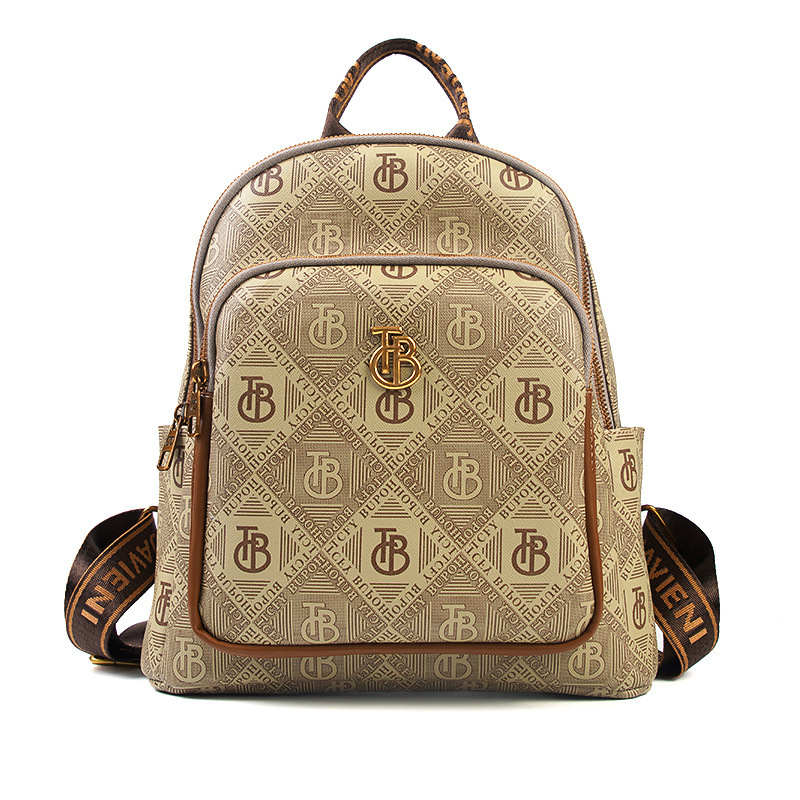 Backpack Women S Printed High End Fashion Versatile Backpack Large Capacity Trendy And Lightweight Travel Backpack Tote Bag