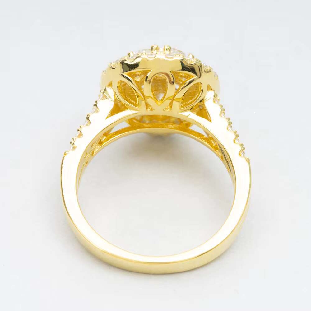 Fashion Wedding Jewelry New Design High Quality 925 Silver Ring Vvs Moissanite Engagement Rings for Women Jewelry