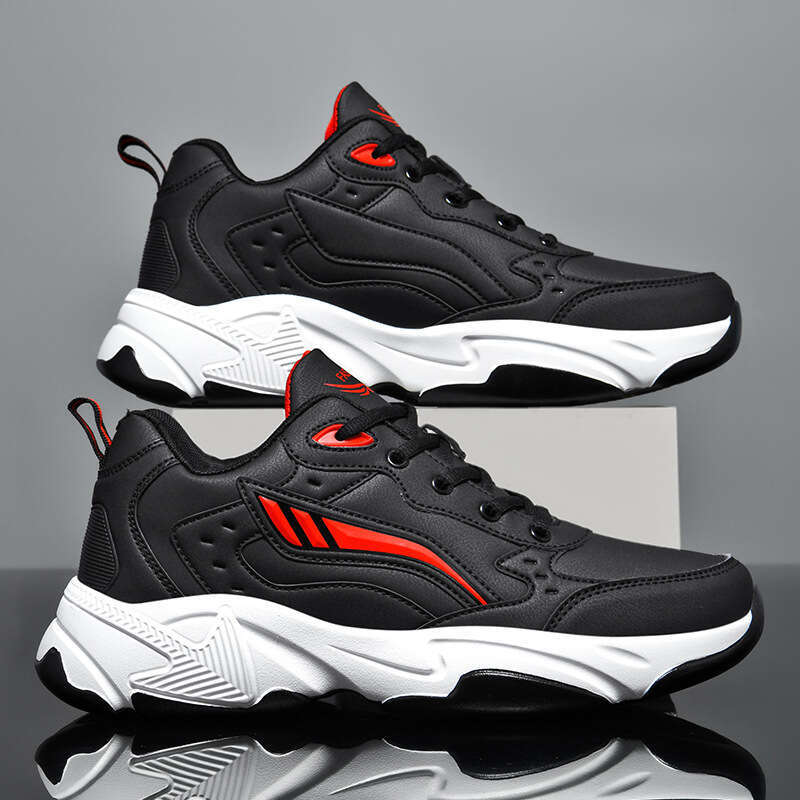 four seasons leather waterproof sports versatile youth free shipping designer 5080 running nonslip couple casual autumn winter fleecelined mens shoes