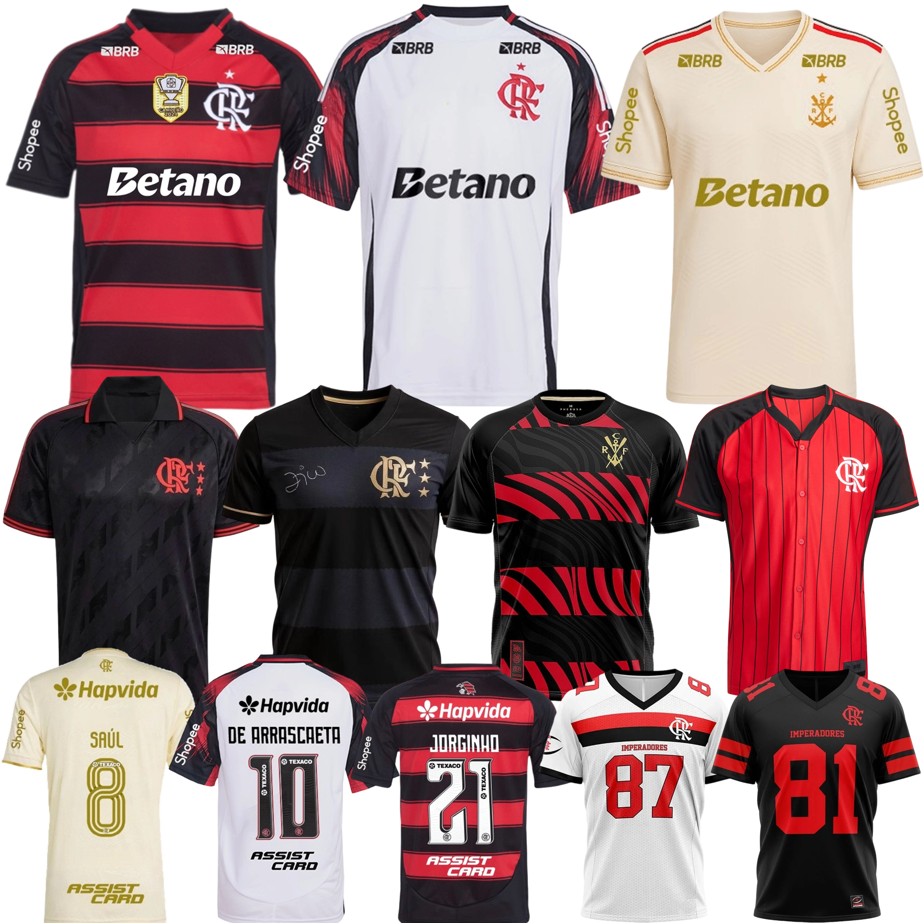 2025 2026 Flamengo soccer jerseys 25 26 Flamenco home away 3rd Camisa S.LINO PEDRO DANILO DE ARRASCAETA Jorginho football shirt