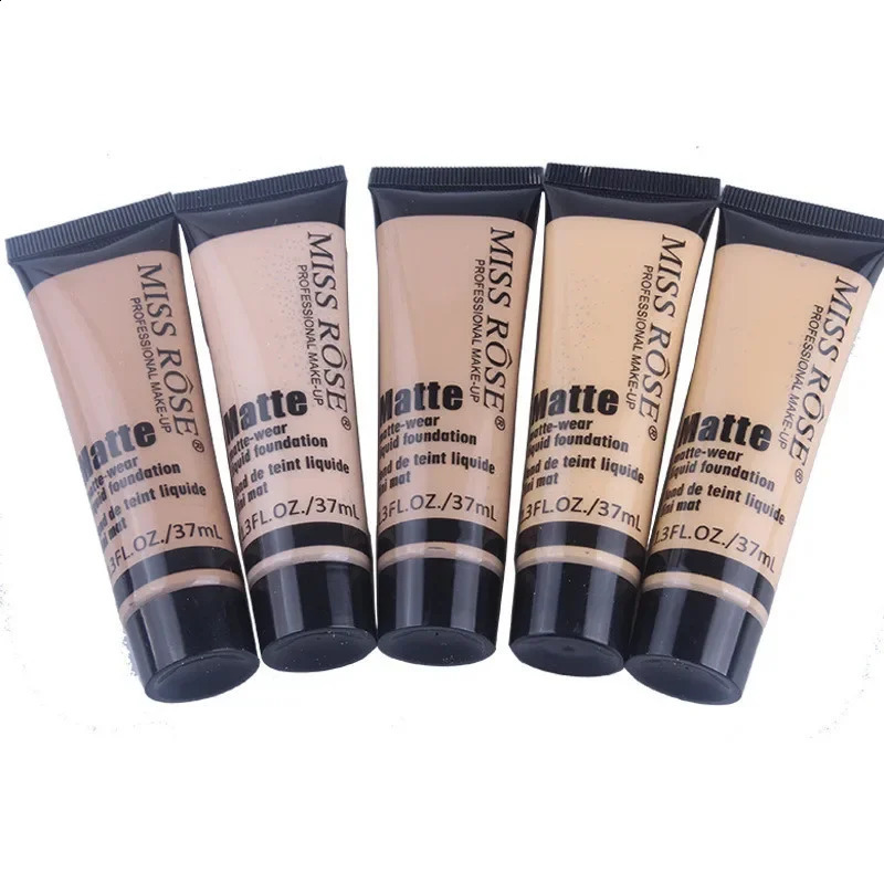 Professional basic matte liquid makeup waterproof concealer cosmetics repair 250415