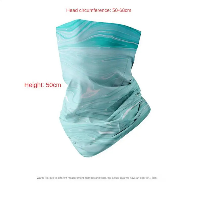 Scarf Cool Sports Tube Bandana Buffs Face Balaclava Men Women Cycling Face Cover Ski Mask 3D Seamless Neck Warmer 250424