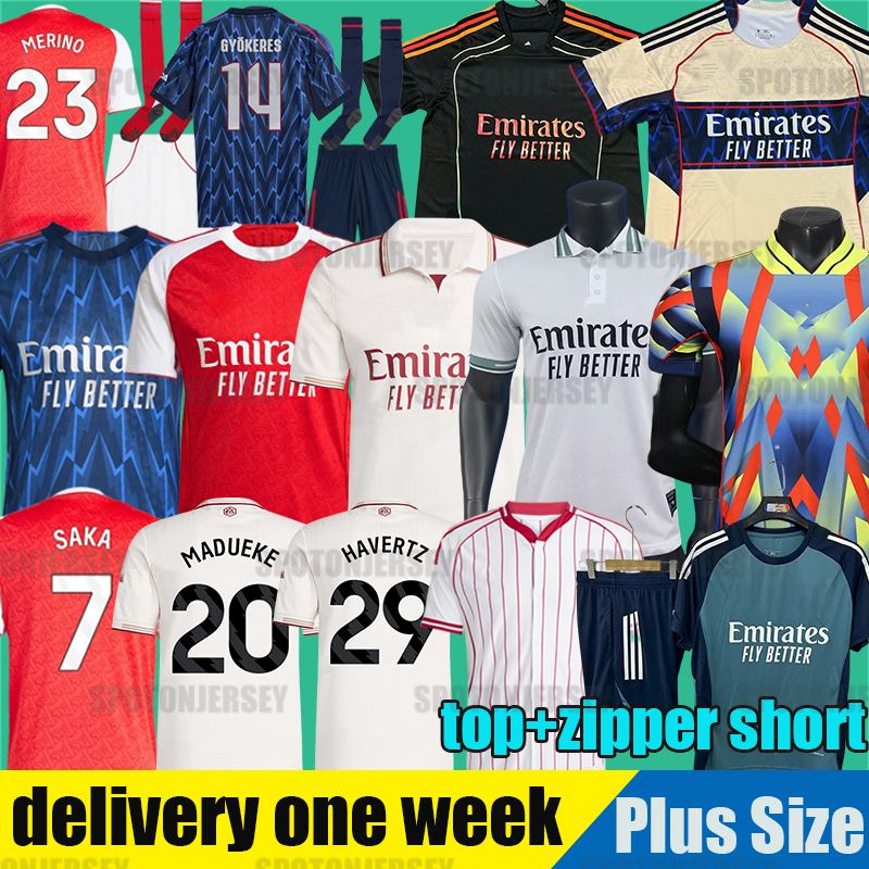 arsenallfootball kits 25 26 kits RICE GYOKERES soccer jerseys SALIBA Gunners MARTINELLI G. JESUS ARSen MAHARISHI jersey SAKA football shirt ODEGAARD No More Red kit