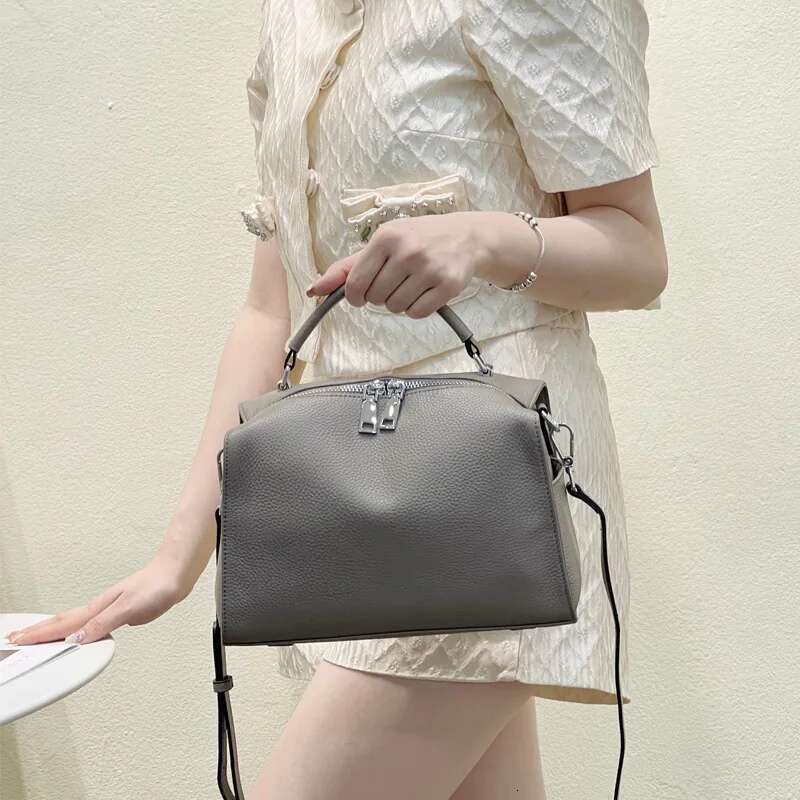 Genuine Large Capacity Women's Shoulder Crossbody Soft Leather Ladies Small Bag