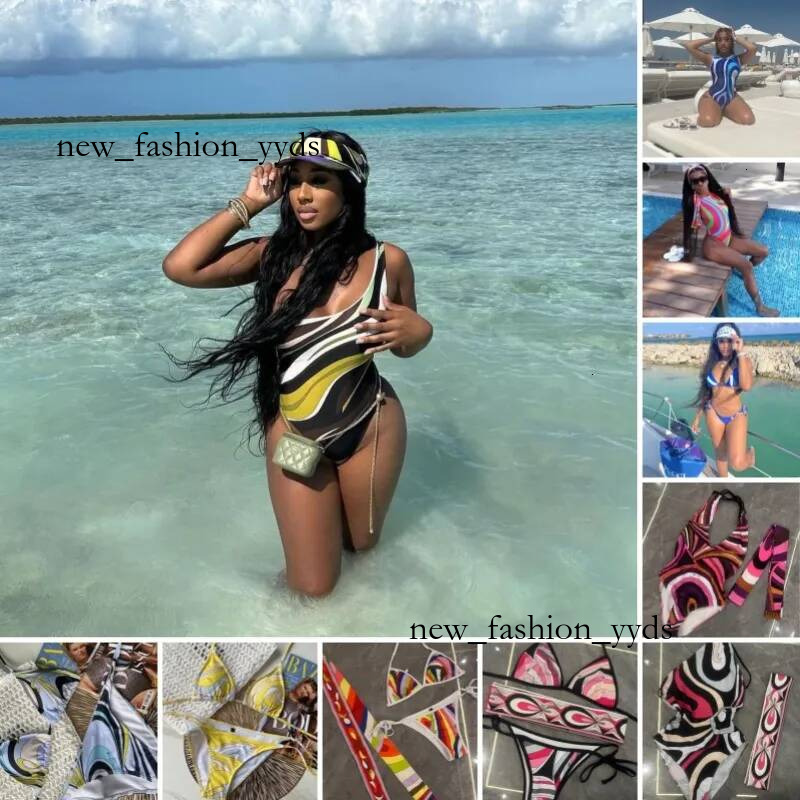 2025 10A Pucci Hot Sales Puccii Bathing Suit Women's Swimwear Vintage Swimsuit Designer Bathing Suit Beach Dress Cover Up Luxury Surf Wear Summer Beachwear 356