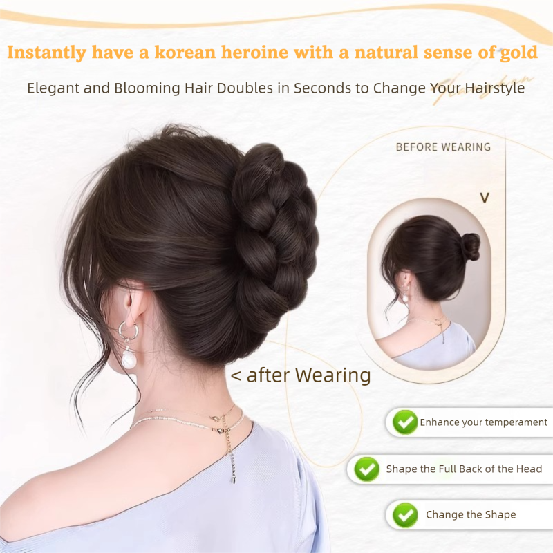 Elegant High-Temperature Resistant Hair Extension Durable & Natural-Looking