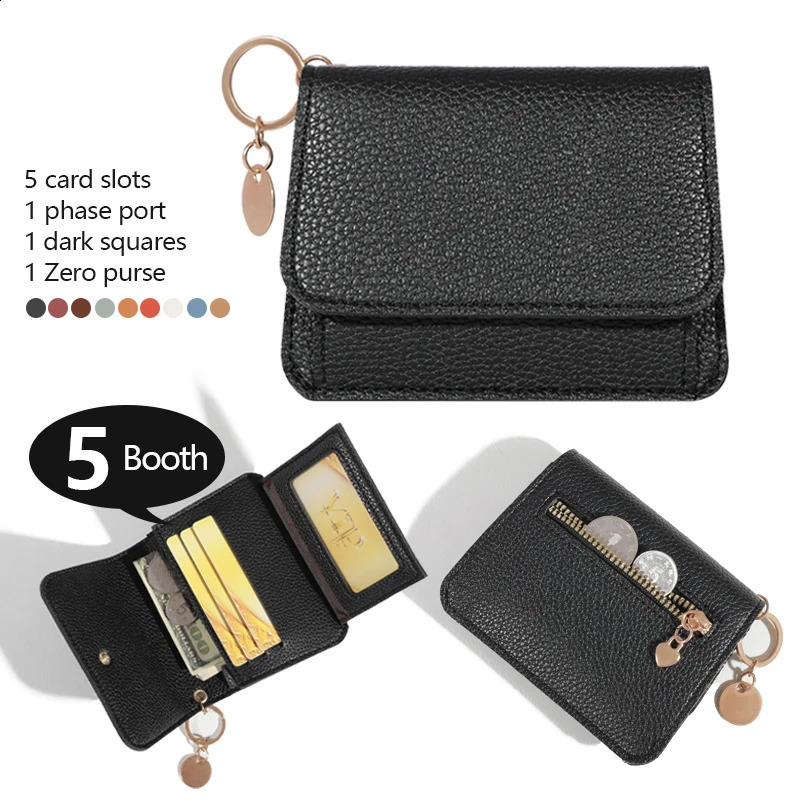Minimalist Wallet - Water-Resistant Lightweight Multi-Card Credit Card Holder with Snap Closure Perfect for Daily Commute R250424