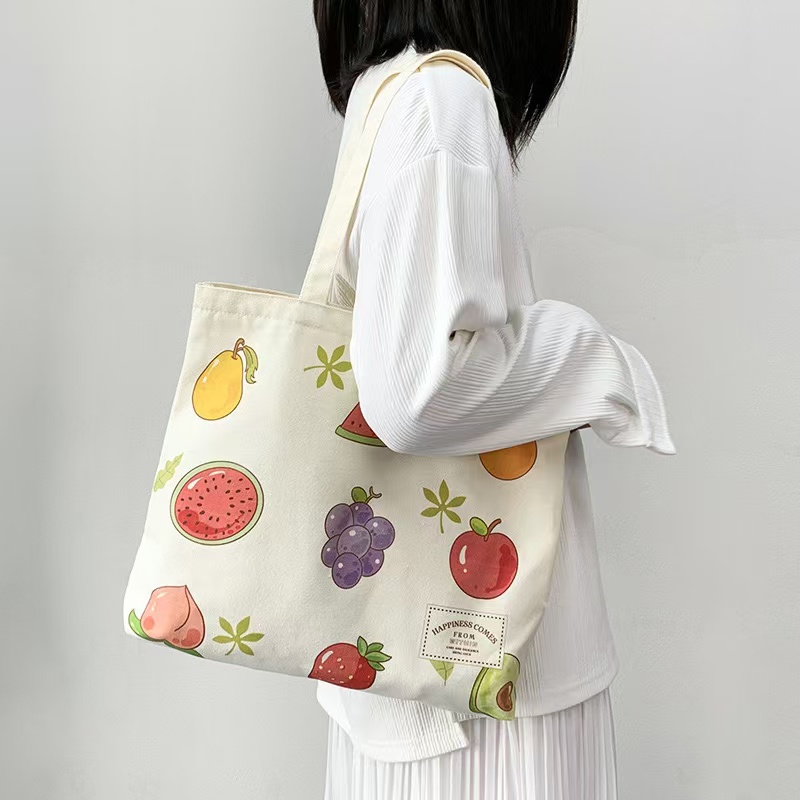 This Is Not New A Watermelon Pattern Tote Canvas Shoulder Bags Against War Womens Reusable Shopping Bag Gift for Peace 240816
