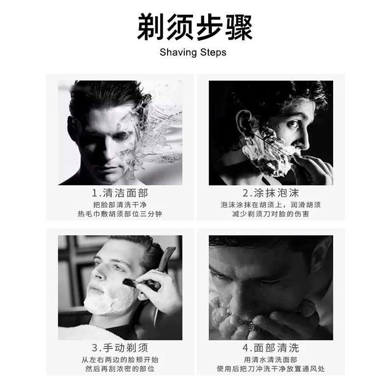 JOKMAE Suspended Thickness Chrome Double-edged Safety Razor Half Shaver Gift Box For Male Metal Handle Shaving Razor L251124