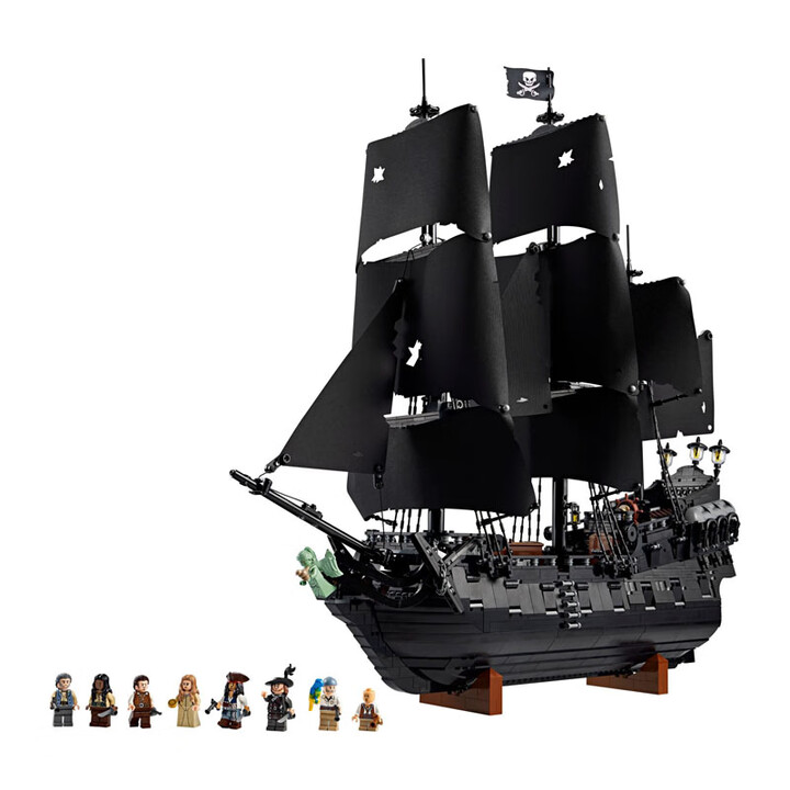 LEGO Pirates of the Caribbean Ship Battleship D2C High-Level Assembly Building Blocks Toy for Boys and Girls Gift 10365 Black Pearl