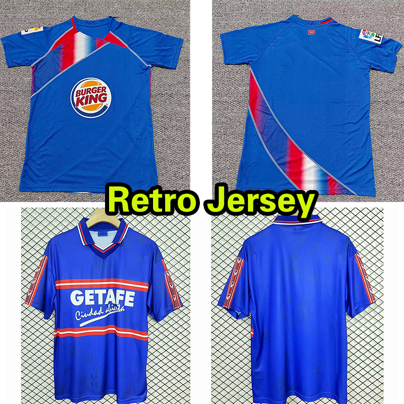2009 2010 98/99 Getafe CF Club de Futbol Retro Soccer Jerseys 1989 1999 09/10 Home Away Classic Vintage Football Shirt MEN kids kit Camiseta Futbol Shirts uniforms