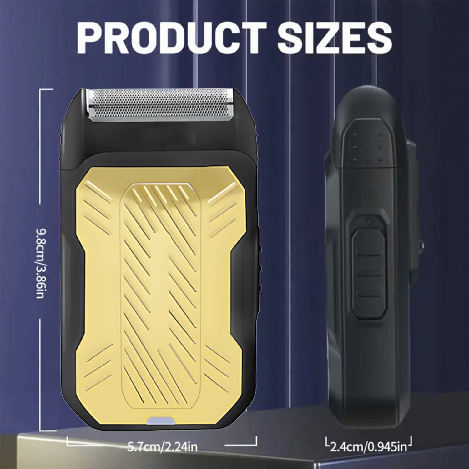 Electric Beard Shaver For Man Sideburns Trimmer Razor With Classical Design Rechargeable Lithium Battery With USB Charger L251124