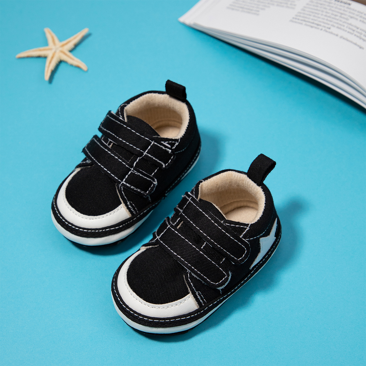Newborn Baby Canvas Shoes Anti-slip Soft Baby Kids Sneakers Kidszworld Casual Toddler First Walkers Crib Shoes 0-18 Months K0466