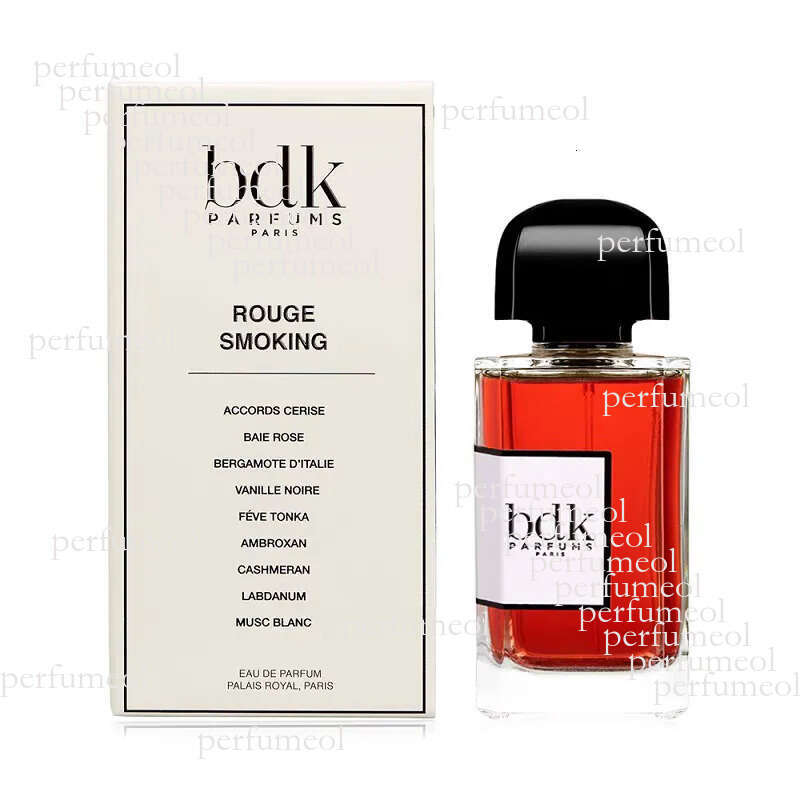 100ml BDK Parfum Tabac Rose Rouge Smoking Tubereuse Imperial Velvet Tonka Perfume cologne for mens 3.4oz Long Lasting Smell EDP Man Women Cologne