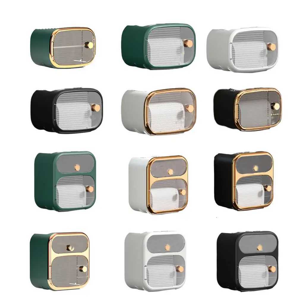 Tissues Box Wall Napkin Case Container Household Multifunctional Paper Towel Holder Hanging Dispenser White TypeM251124