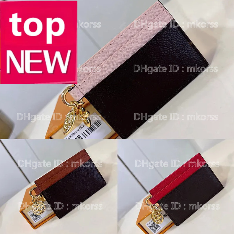 Embossed leather designer card holder wallet coin purse Money Bags Plaid Cardholder Case for Men Women Fashion Mini Cards Bag pouch Coin Purse