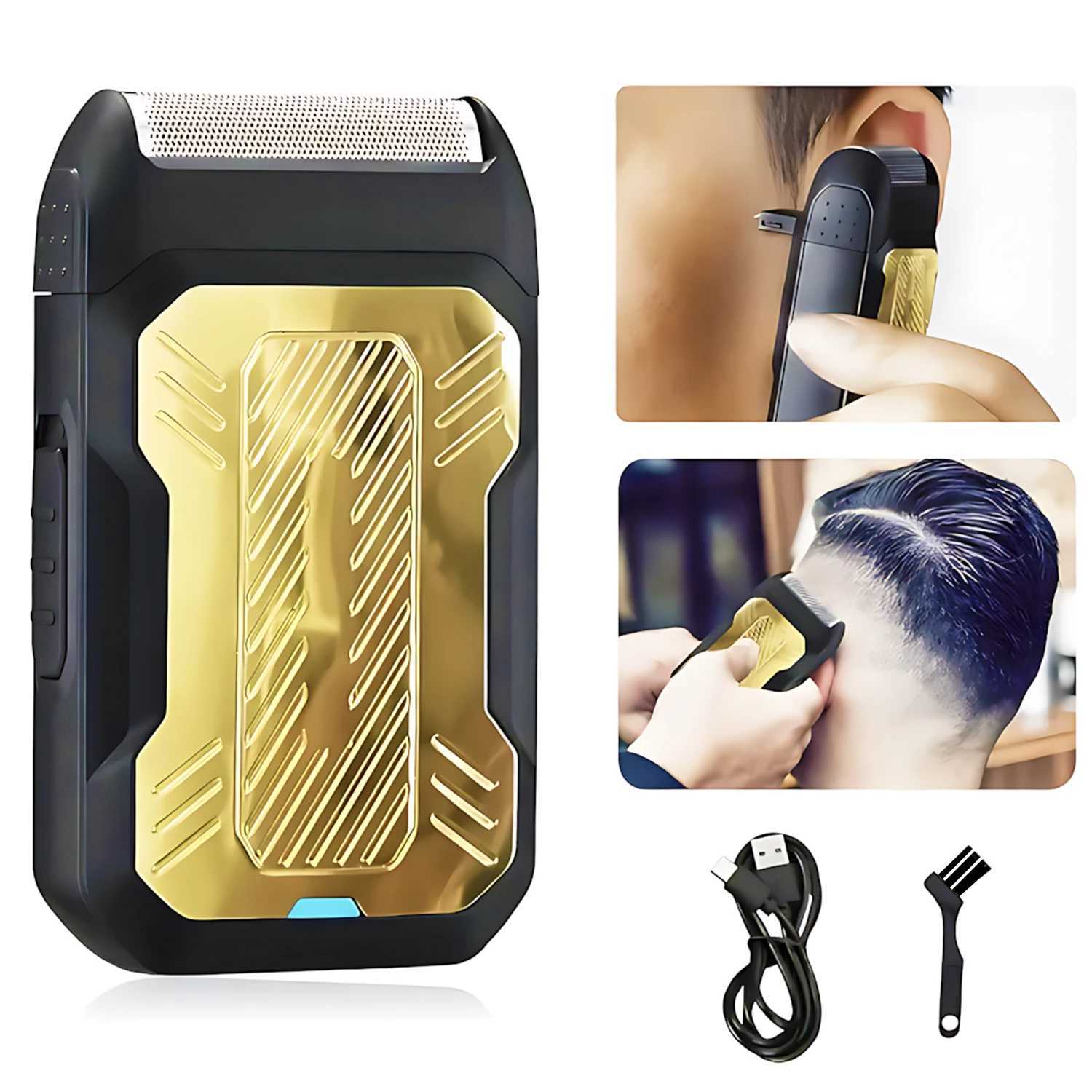 Electric Beard Shaver For Man Sideburns Trimmer Razor With Classical Design Rechargeable Lithium Battery With USB Charger L251124