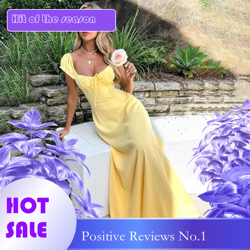 Dongdumaoyi Townlike Waist Wrap A Line Dress Women Strapless Spring Summer Maxi Long Bow Backless Nightclub Sexy Party Dresses