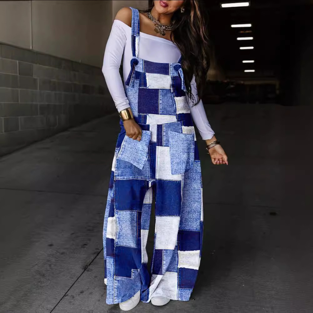 2023 New Autumn Printed Waist Strap Pants for Women