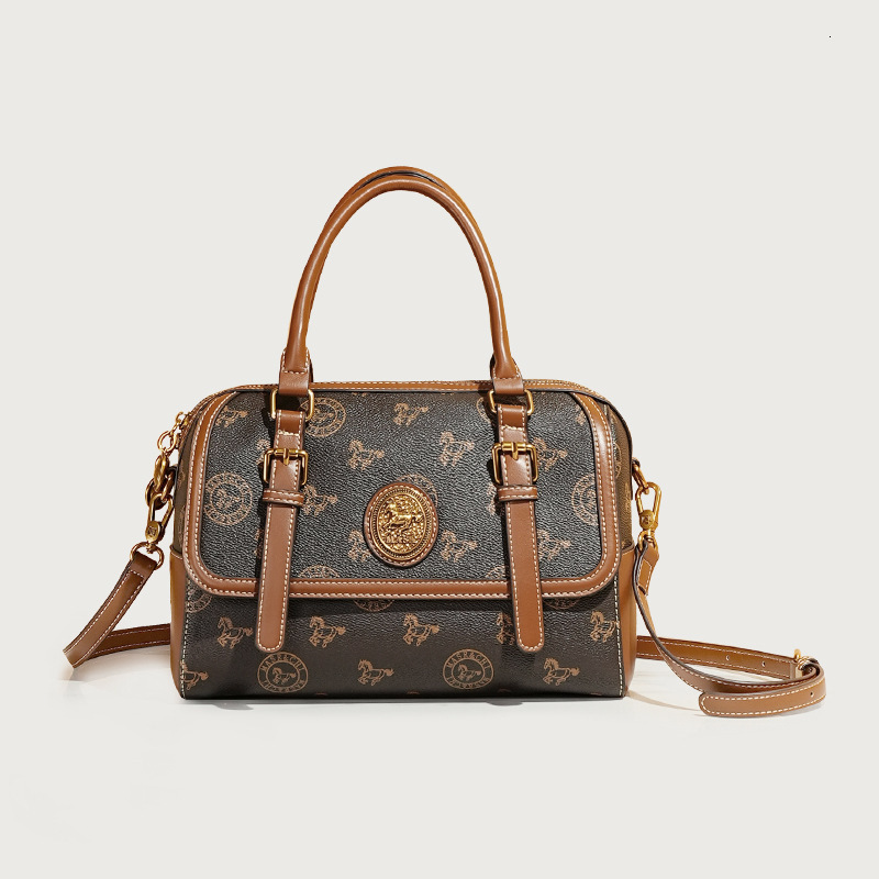 Massa One Handbag New Vintage Fashionable Versatile Horizontal Pillow Printed Cross Shoulder Women S Bag Tote Bag