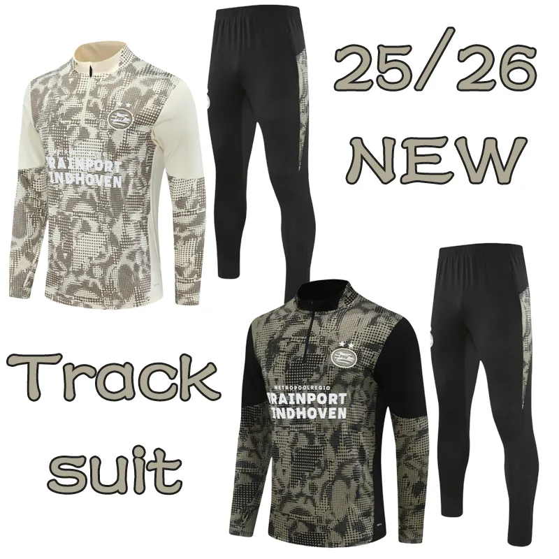 25/26 Season Eindhoven long tracksuit long sleeved training suit kit uniform chandal adult sweatshirt Sweater Men KIDS Eindhovense training shirt long