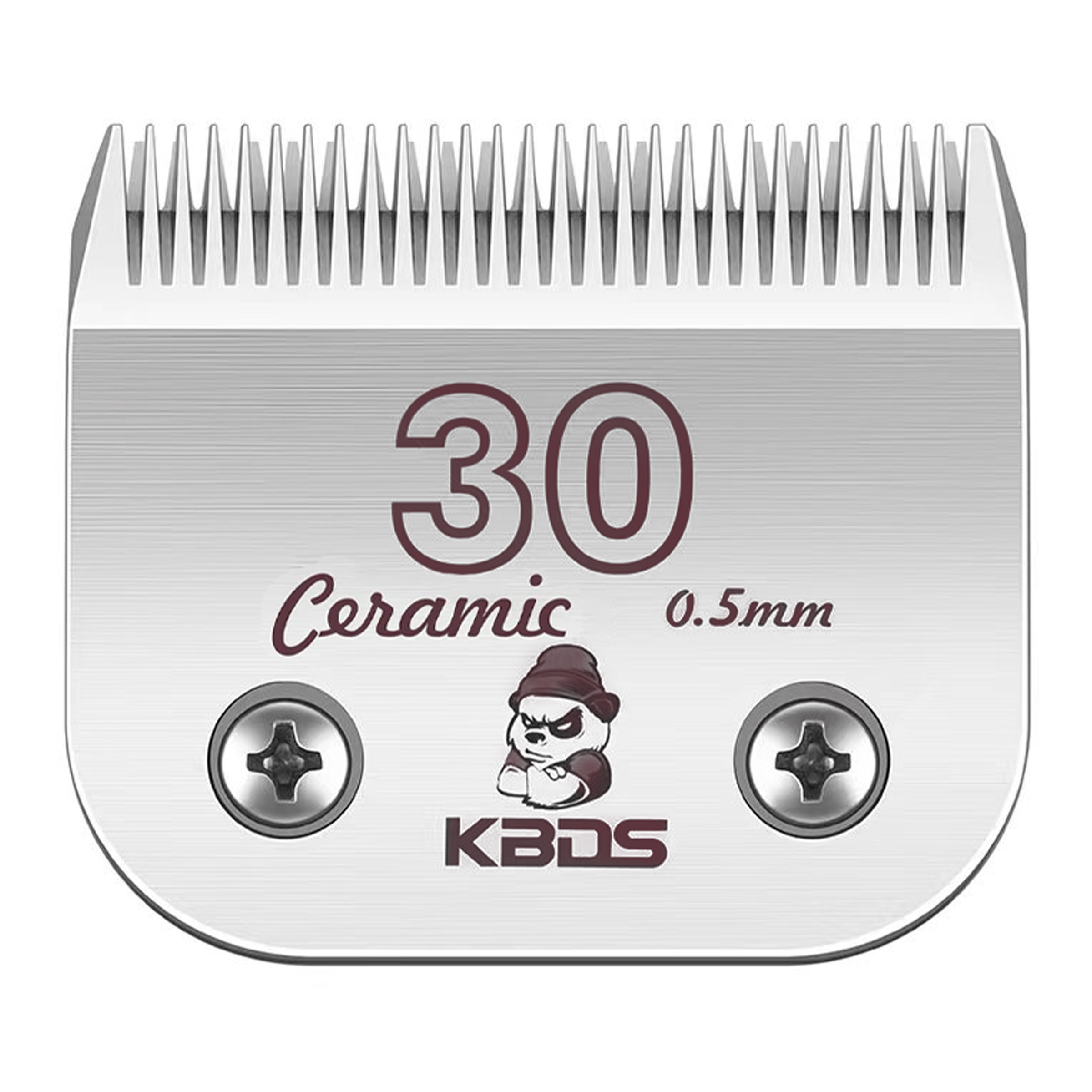 KBDS 30# Ceramic Detachable A5 Pet Dog Grooming Clipper Blades (1/50" - 0.5mm) ,Compatible with Most Andis,Oster A5 Wahl KM Series Clippers(Custo