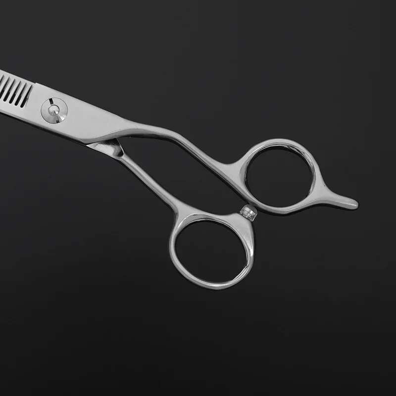 Professional 6-inch Semi-Matte Thinning Shears for Home & Salon Use - High-Quality Japanese 440C Steel