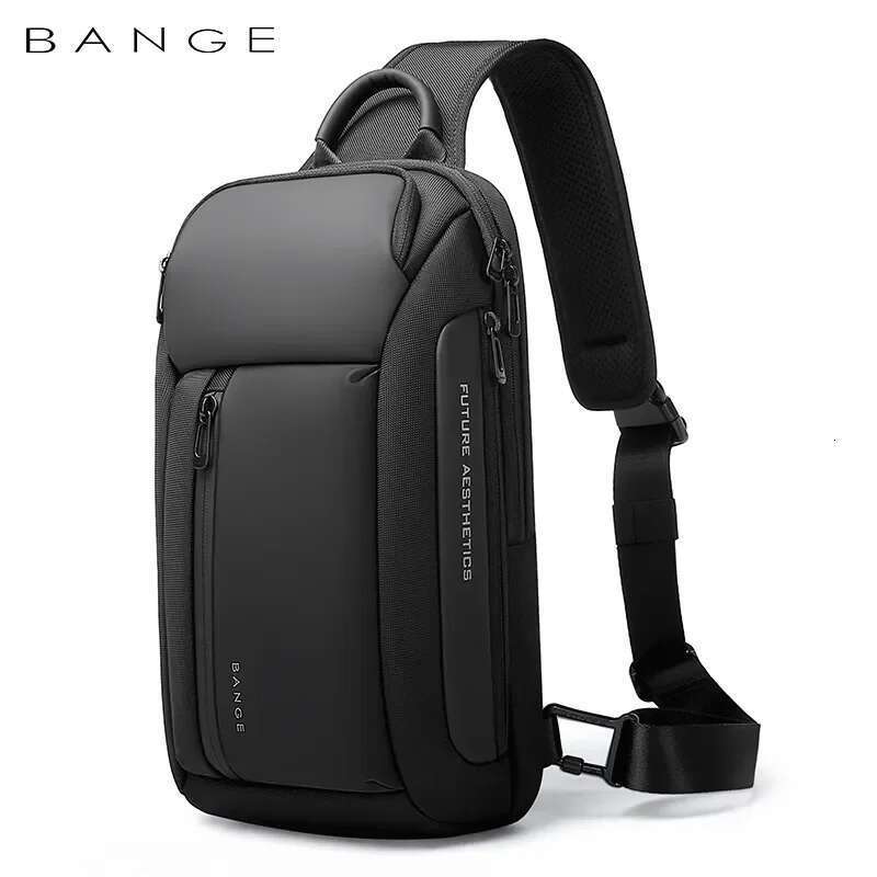 designer bag bange brand design oxford trendy waterproof materials men chest bag with large capacity fashion multipockets slim bag for male