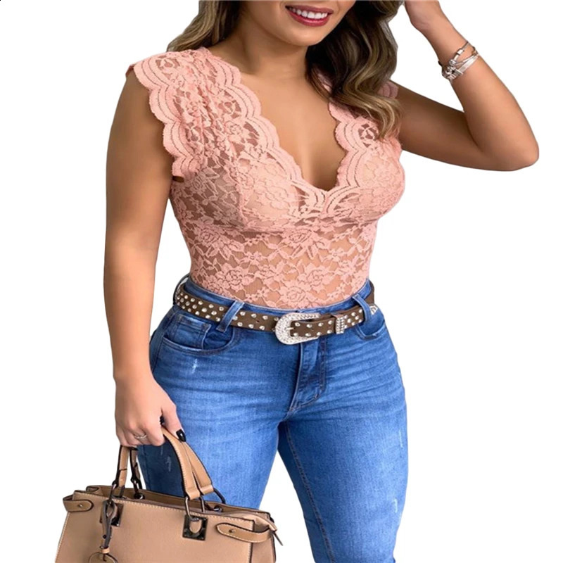 Womens summer sexy lace crochet cardigan casual solid color trend lace hollow top 250422
