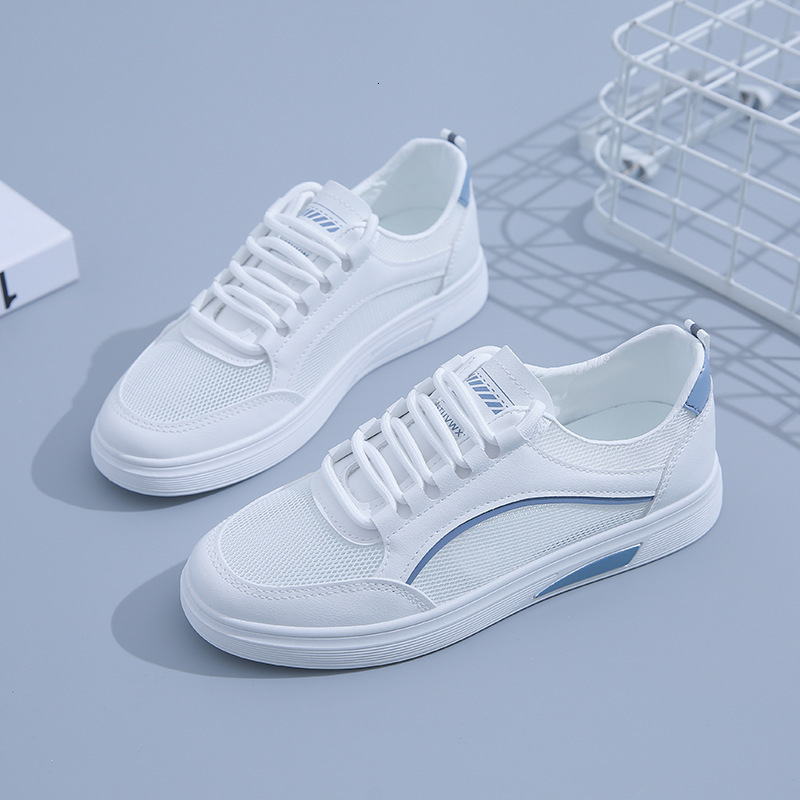White Summer New Ins Korean Edition Versatile Casual Hollow Mesh Breathable Thin Bottom Women S Shoes D Ddmysaturn Ddmysaturn