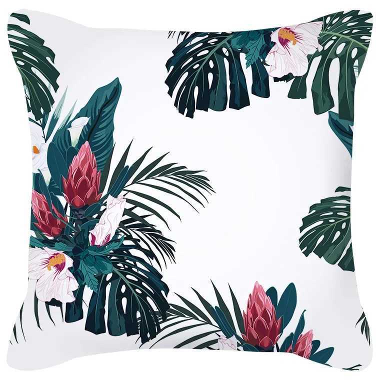 Flamingo Bird Cherry throw pillow cover with short plush print for living room sofa decoration cushion cover pillow covers G251124