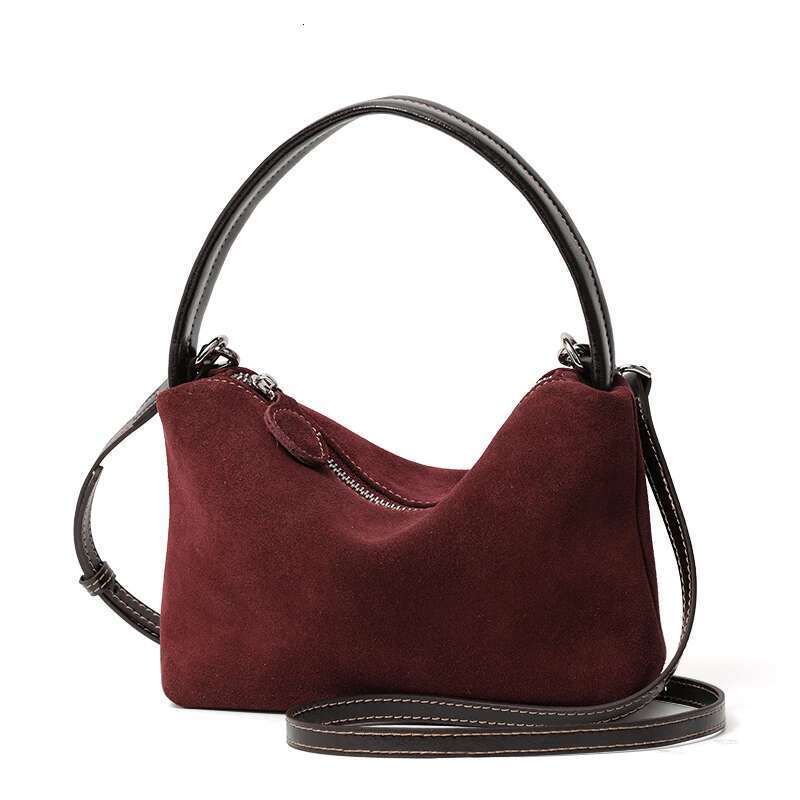 Designer Bag Leather Casual Small-Sized High-End Casual-Style Korean-Style Retro Crossbody Bag With Cowhide Material