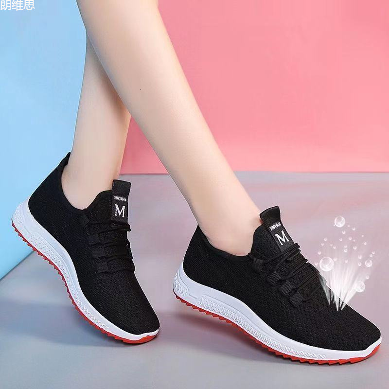 Spring Summer Front Lace Up Soft Soled Sports Leisure Shoes With Flat Heels And Round Toe Mesh Fabric Low Cut White Shoes Small Ddmysaturn Ddmysaturn
