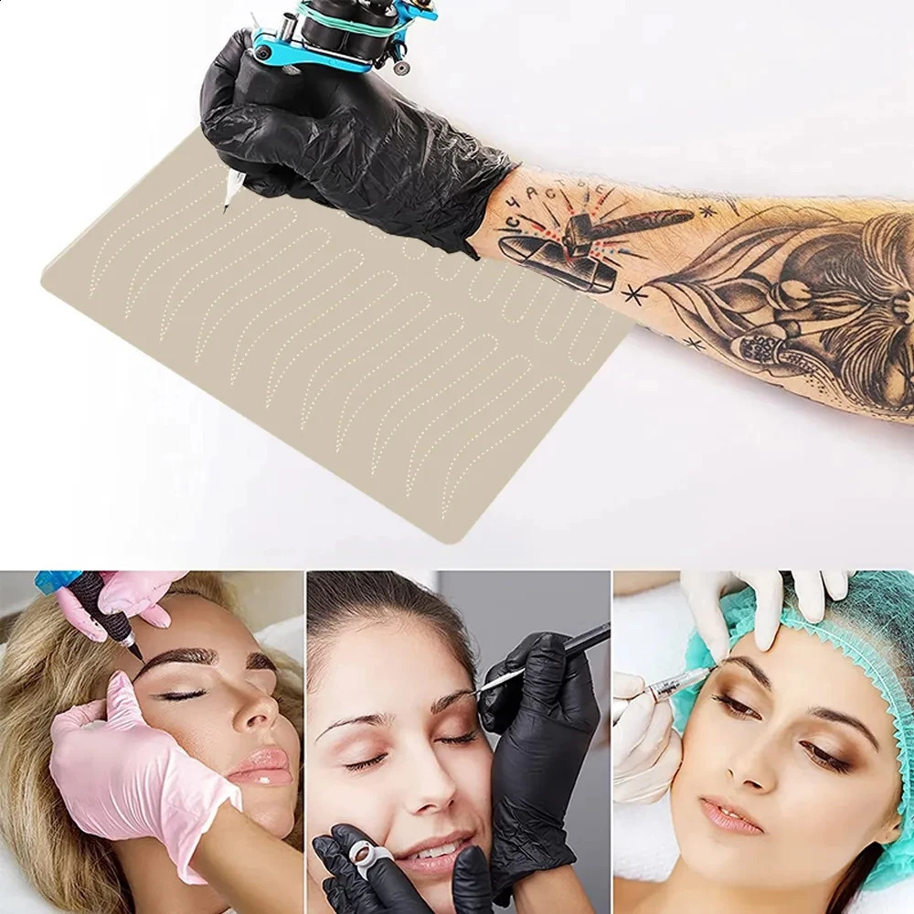 Eyebrow Practice Tattoo Skin Microblading Permanent Makeup Tattoo Skin Professional Training Fake Skin Tattoo Accessories Supply 250422
